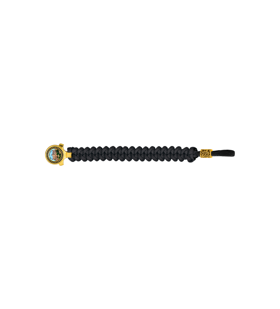 pulsera paracord Barbaric oro / negro. p