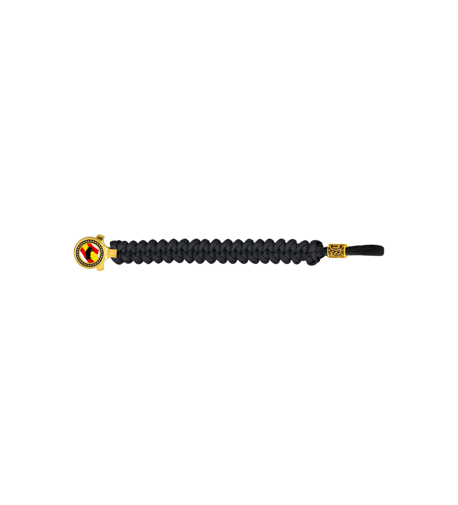 pulsera paracord Barbaric oro / negro. p