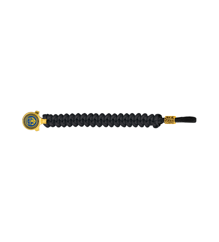 pulsera paracord Barbaric oro / negro.