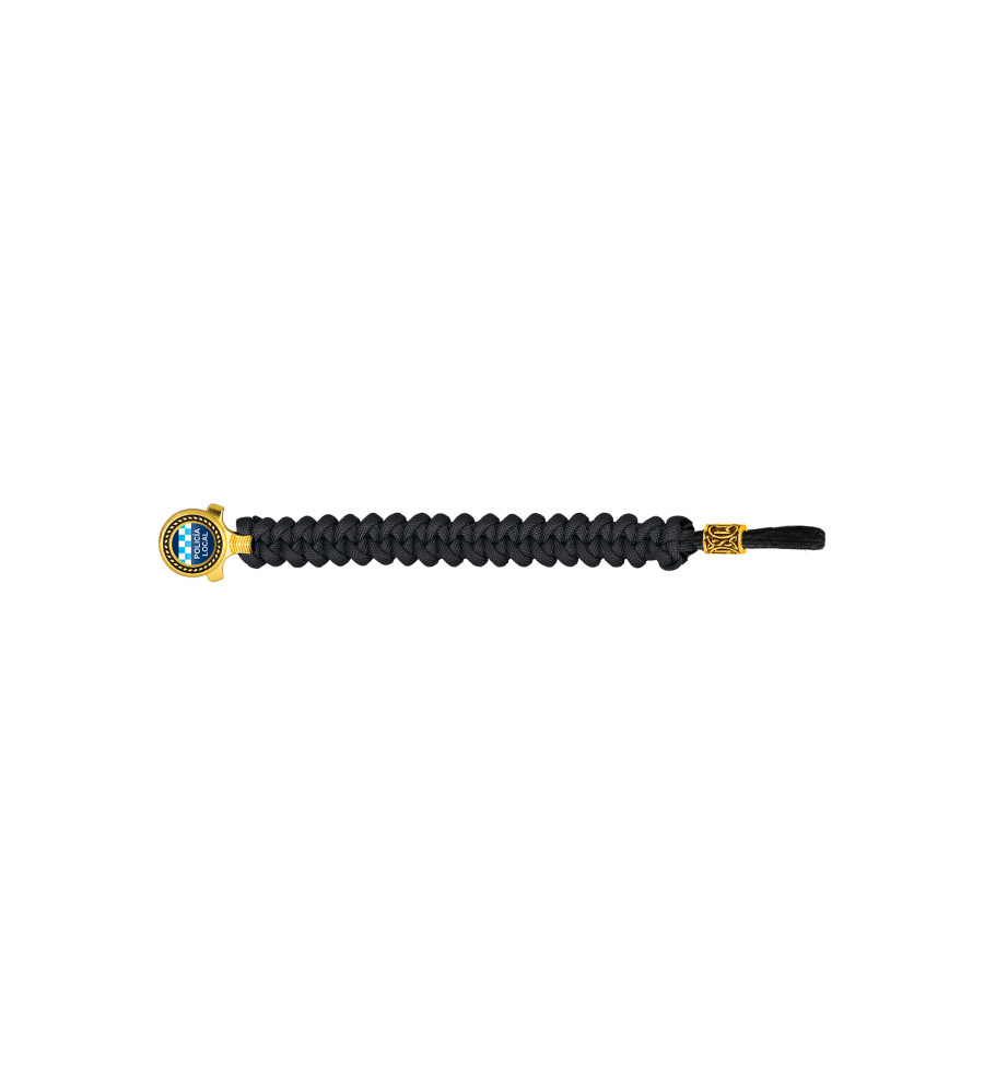 pulsera paracord Barbaric oro / negro. p
