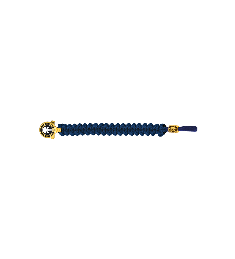 pulsera paracord Barbaric oro /azul Espa