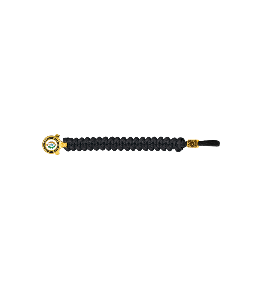 pulsera paracord Barbaric oro / negro. p