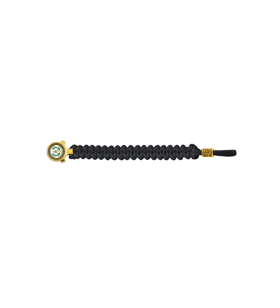 pulsera paracord Barbaric oro / negro. p