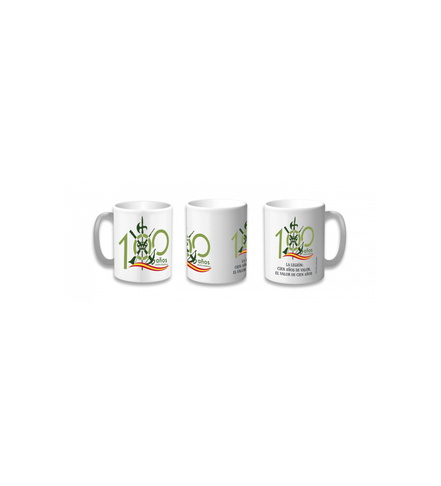 Taza cerámica legión centenario