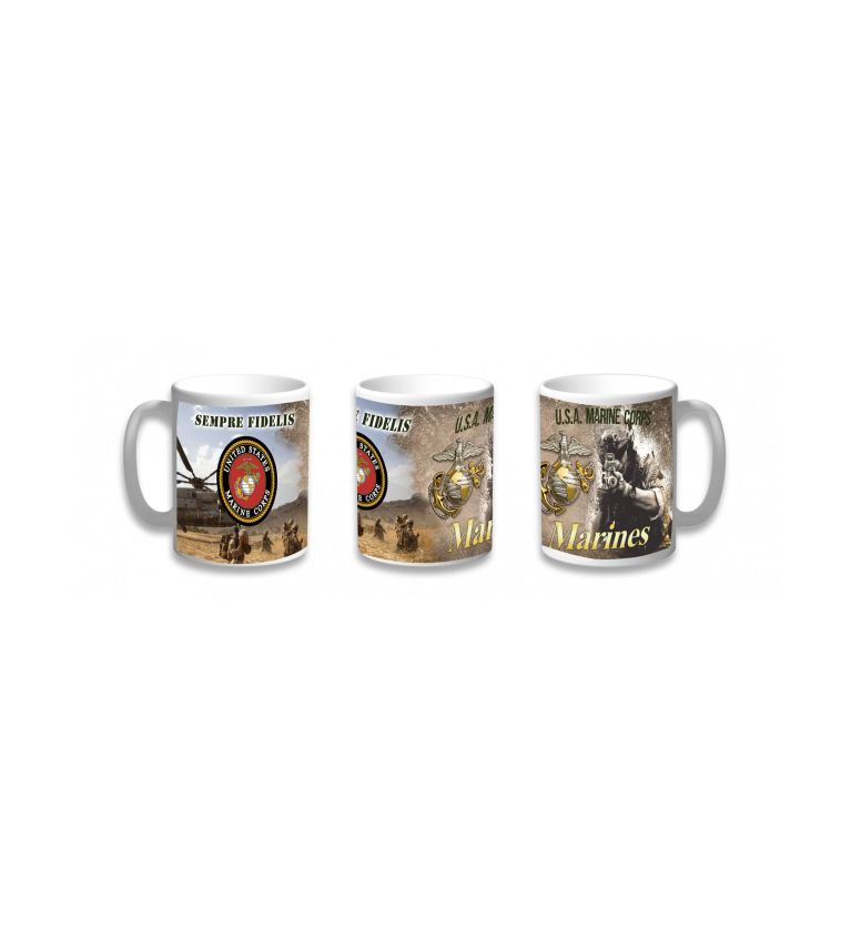 Taza Ceramica Marines