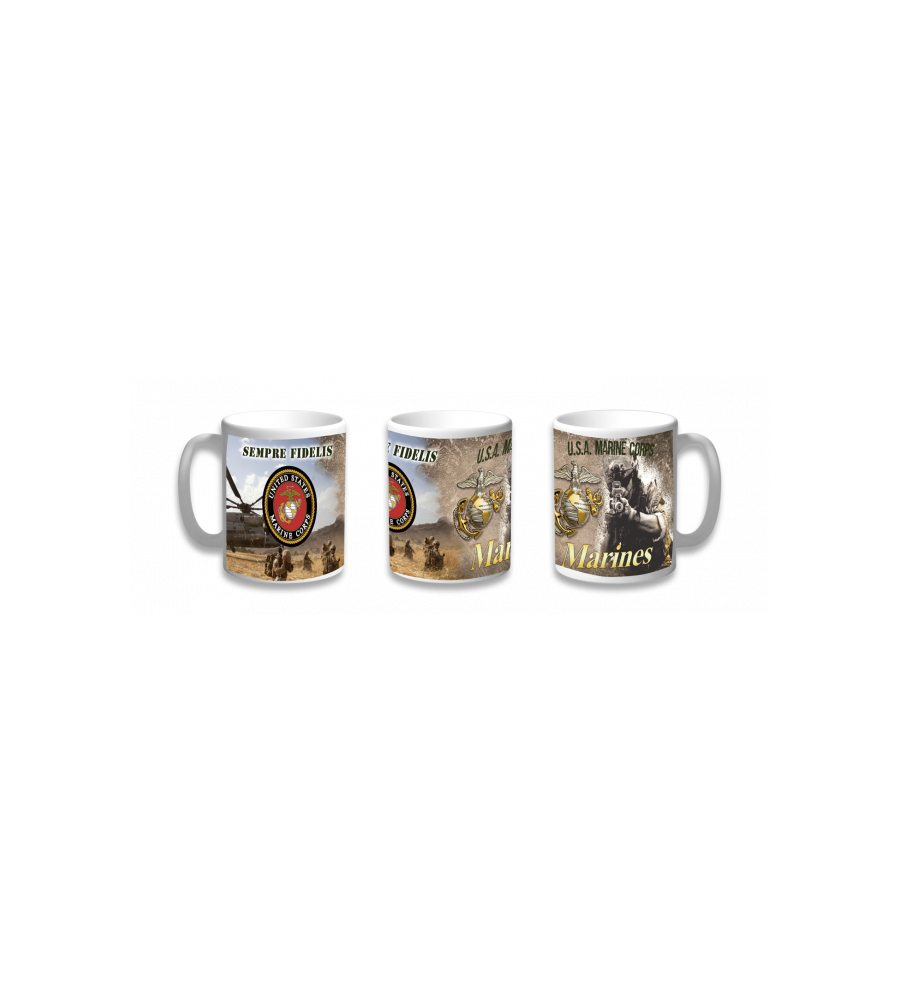 Taza Ceramica Marines