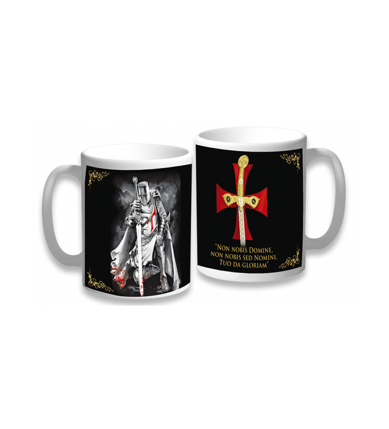 taza ceramica Templarios
