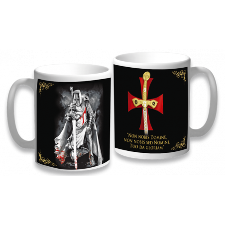 taza ceramica Templarios
