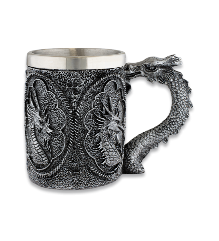 Taza Resina Dragón