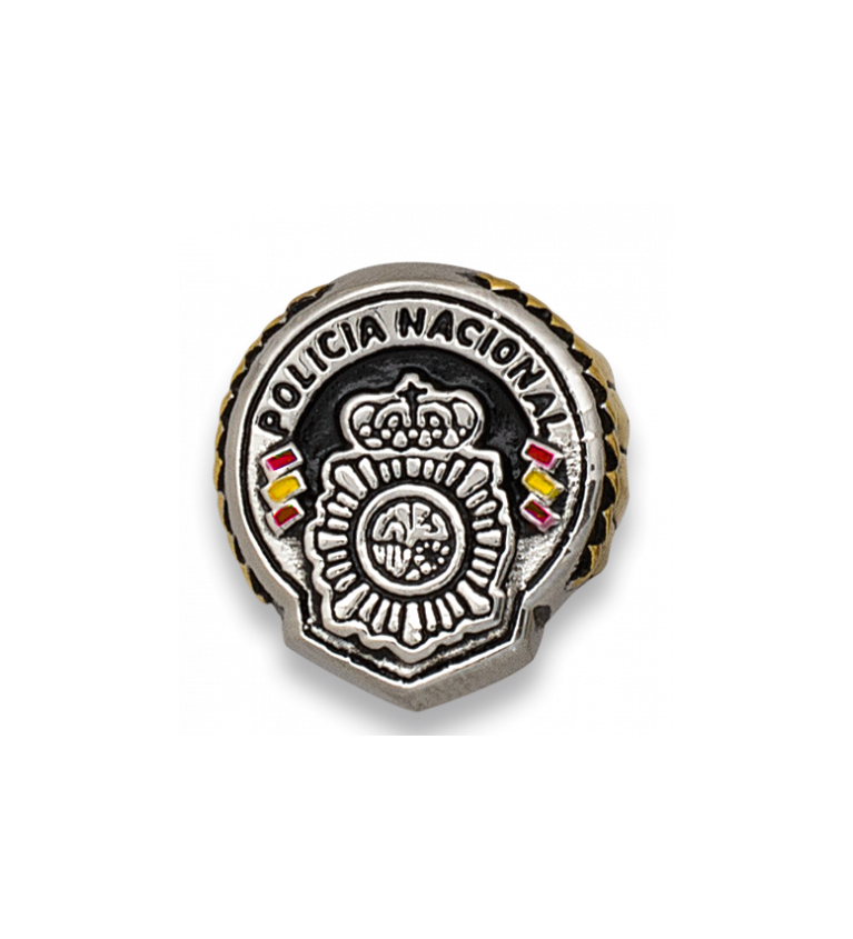 Anillo POLICIA NACIONAL acero Talla: 20