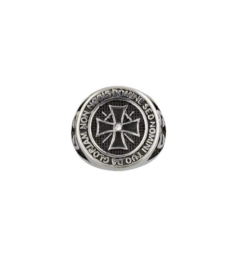 Anillo Templarios cruz . Talla: 23  ø