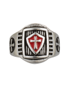 Anillo Templarios escudo. Talla: 23  ø