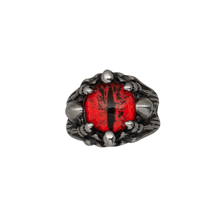 Anillo Ojo acero Talla: 24  ø