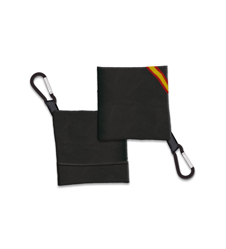 Portamascarilla Negro TNT con Bandera