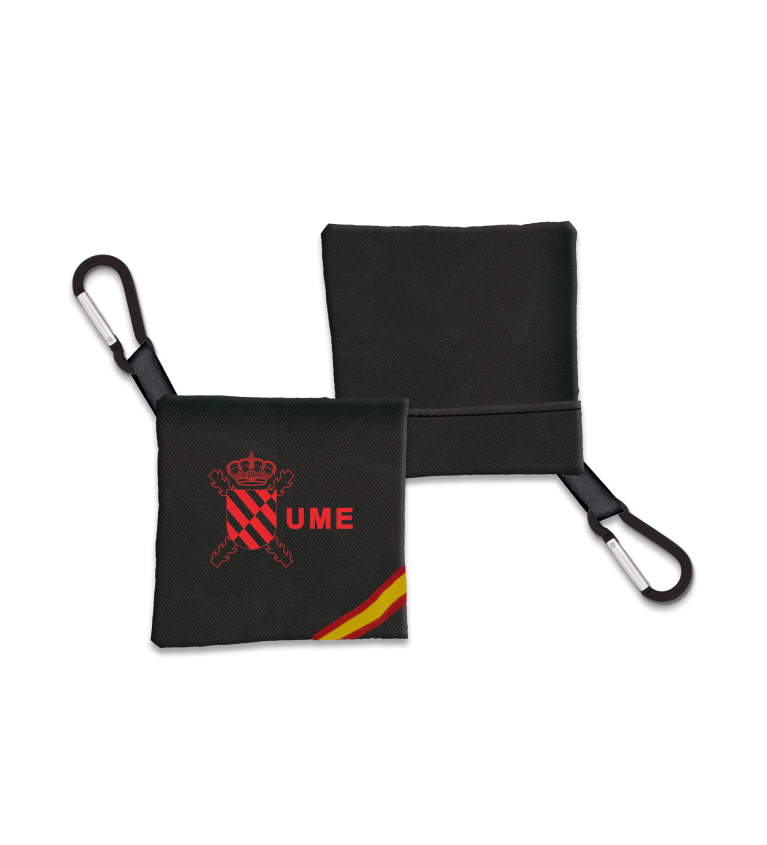 Portamascarilla UME Negro Bandera