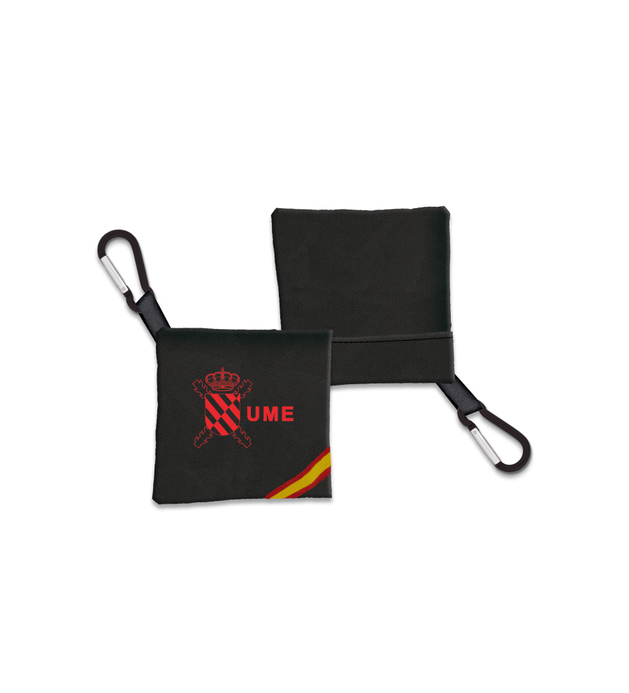 Portamascarilla UME Negro Bandera