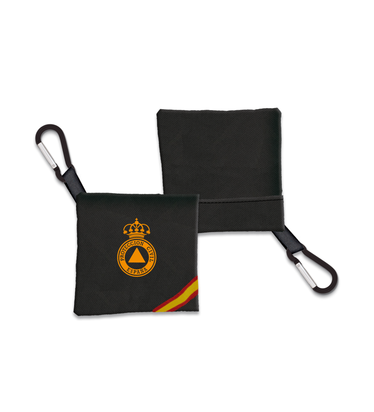 Portamascarilla Proteccion Civil Negro B