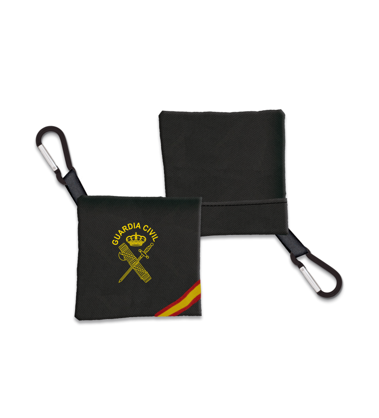 Portamascarilla Guardia Civil Negro Band