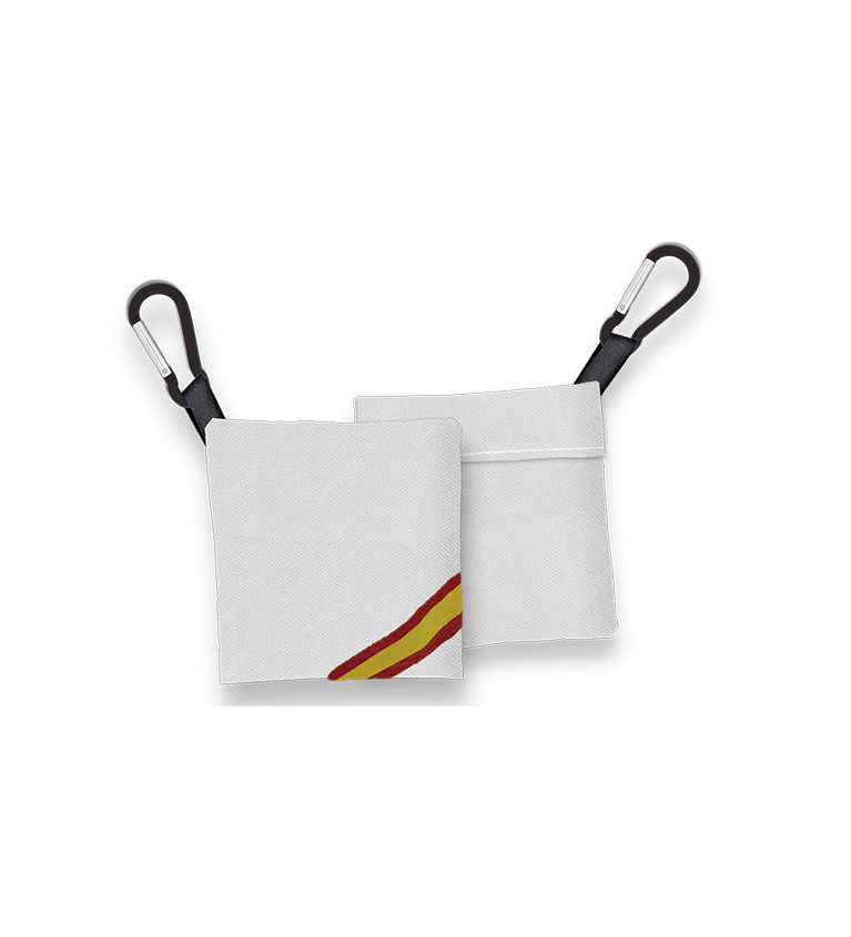 Portamascarilla Blanco TNT con bandera