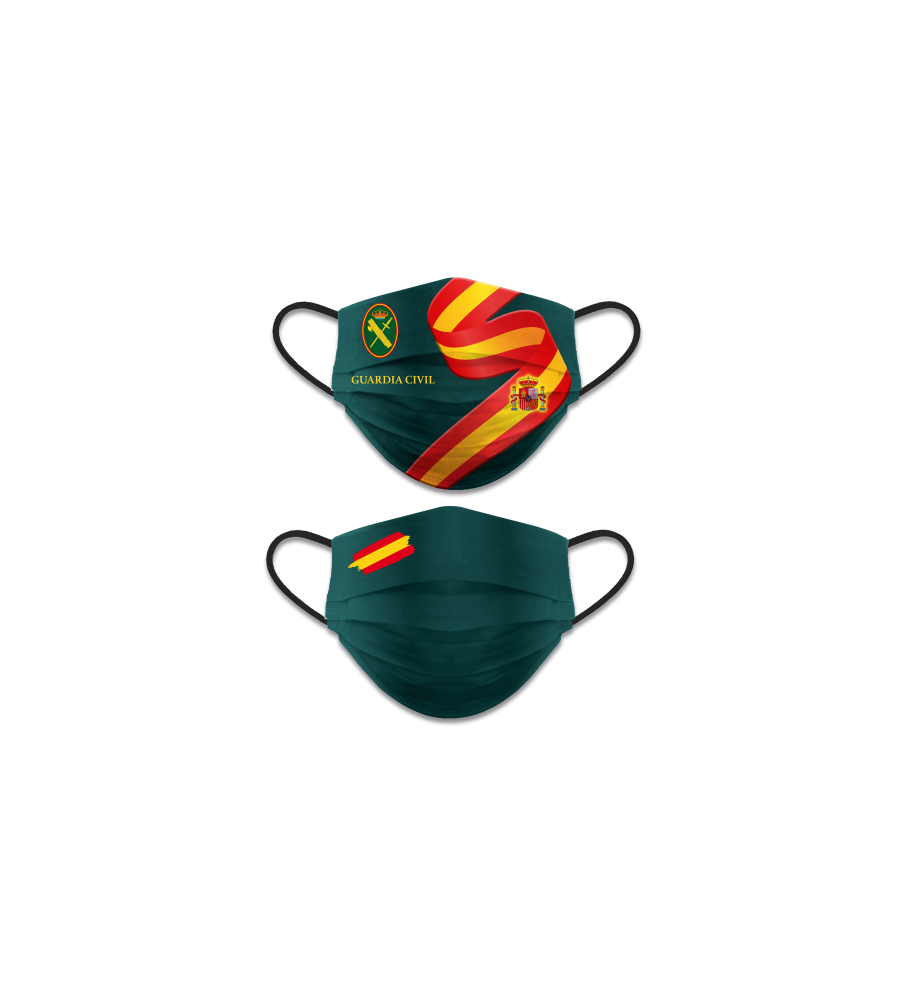 CubreMascarilla reversible Guardia Civil