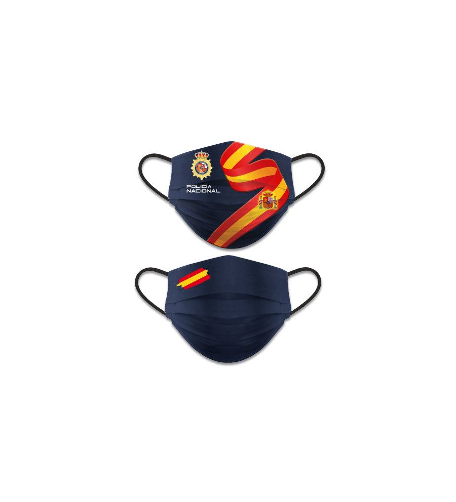 CubreMascarilla reversible Pol. Nacional