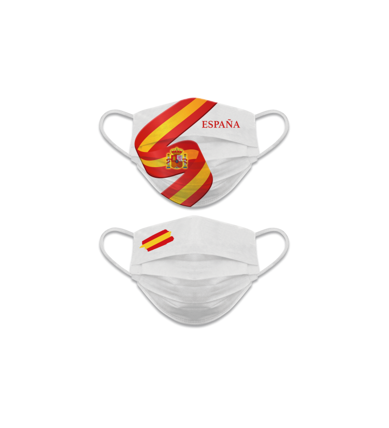 Cubre- Mascarilla reversible Ban. España