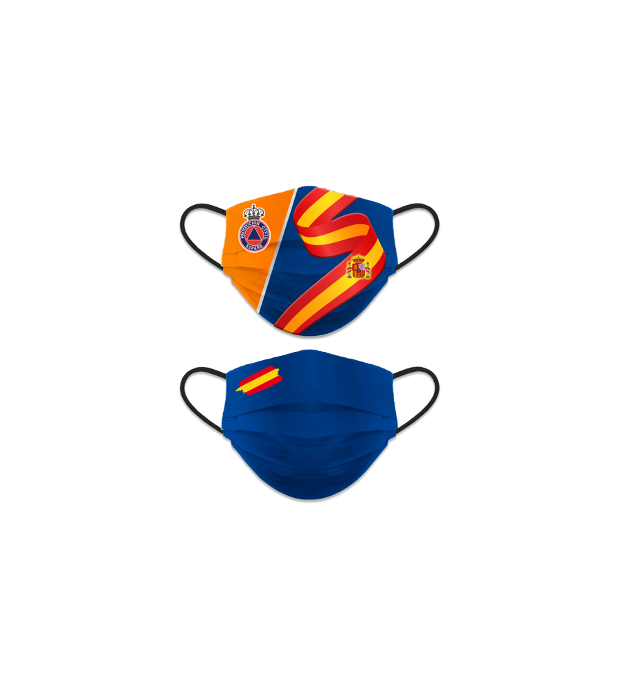 Cubre -mascarilla reversible PROT. CIVIL