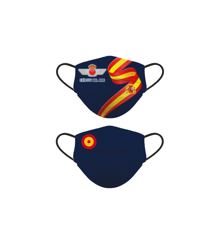 Cubre Mascarilla reversible Ej. Aire