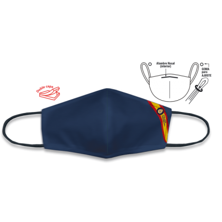 Cubre-Mascarilla A. Bandera P.Nacional.