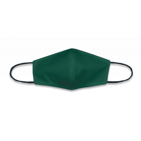 Cubre-Mascarilla Verde Liso. Mediano.