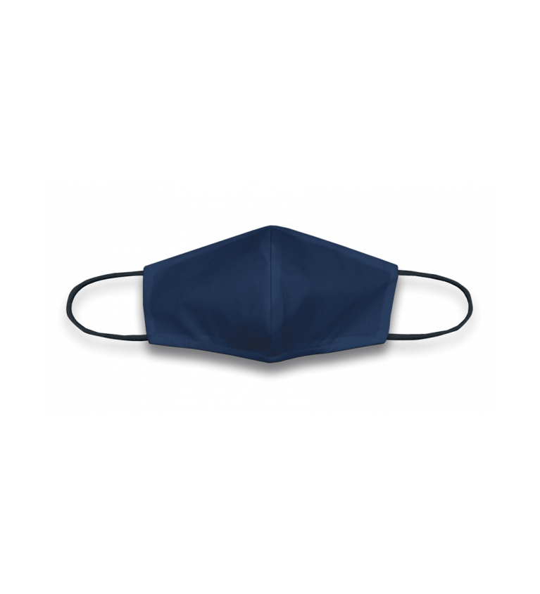 Cubre-Mascarilla Azul Liso. Mediano.