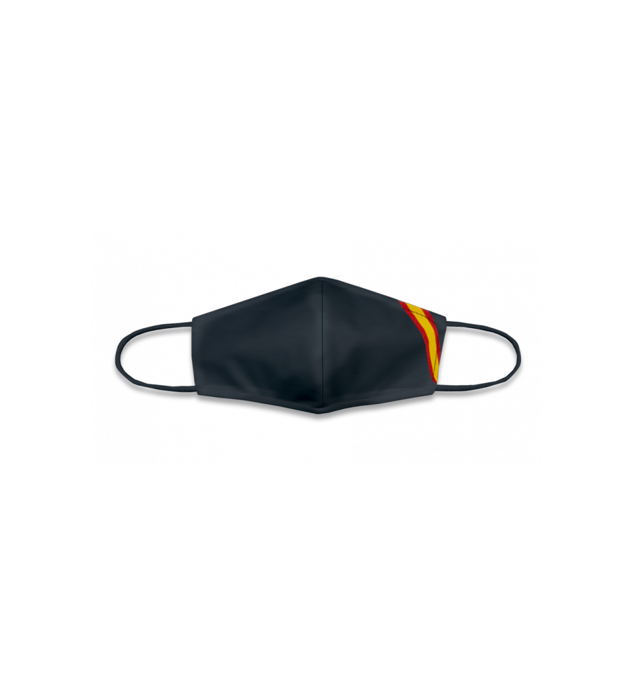 Cubre-Mascarilla Negra Bandera Mediana