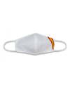 Cubre-Mascarilla Blanca Bandera. Mediano