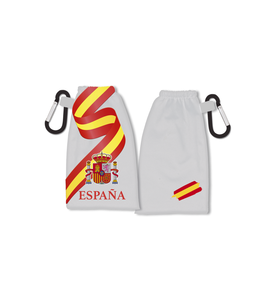 Portamascarilla reversible España blanca