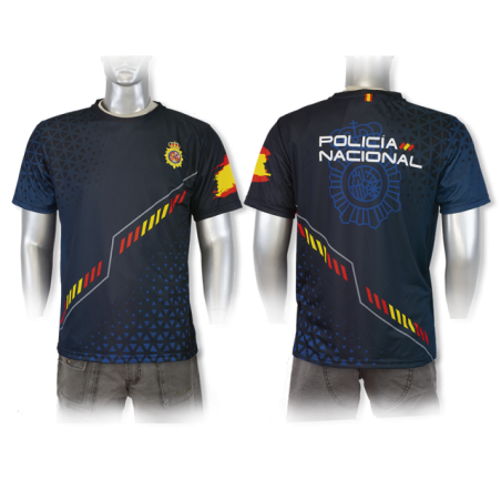 Camiseta Sublimación Barbaric Policia Na