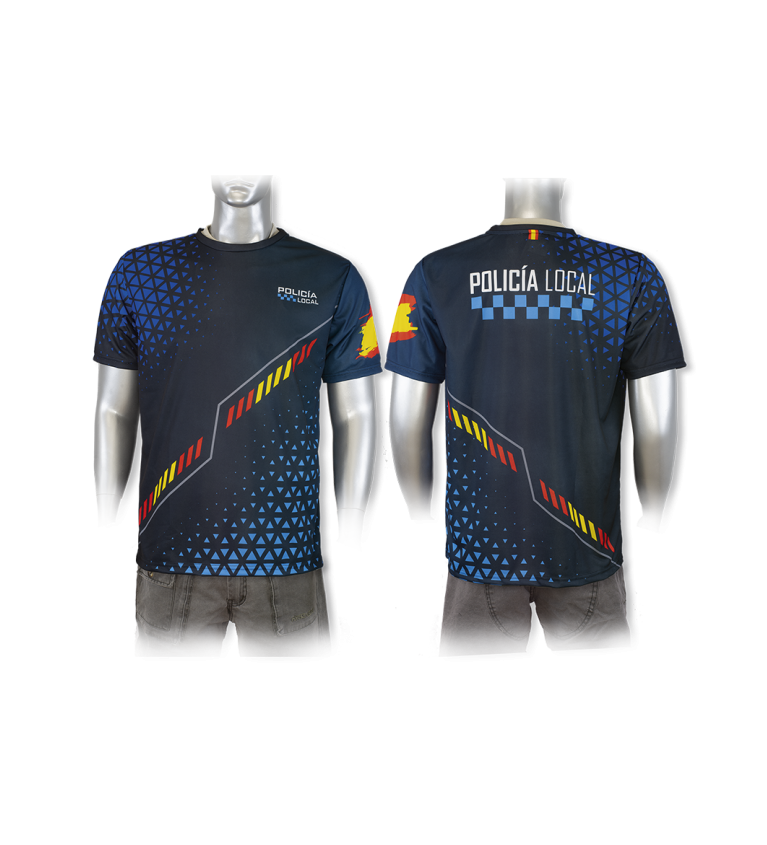 Camiseta Sublimación Barbaric Policia Lo