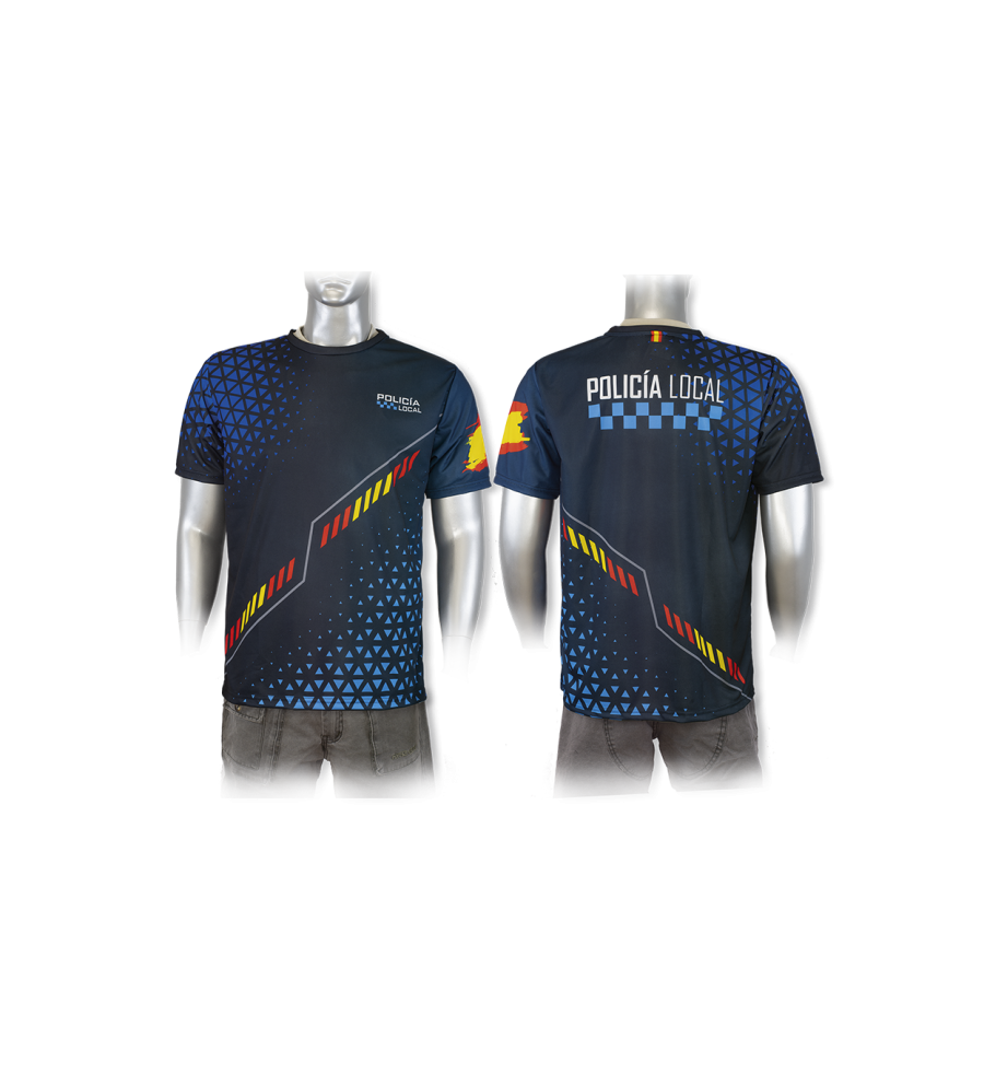 Camiseta Sublimación Barbaric Policia Lo