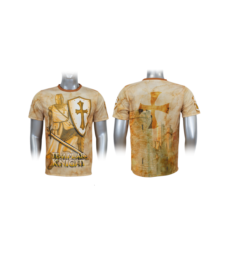 Camiseta Subli Barbaric Templario Dorada
