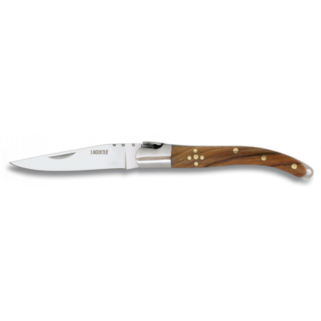 Navaja LAGUIOLE.Madera Natural.Hoja:6.5