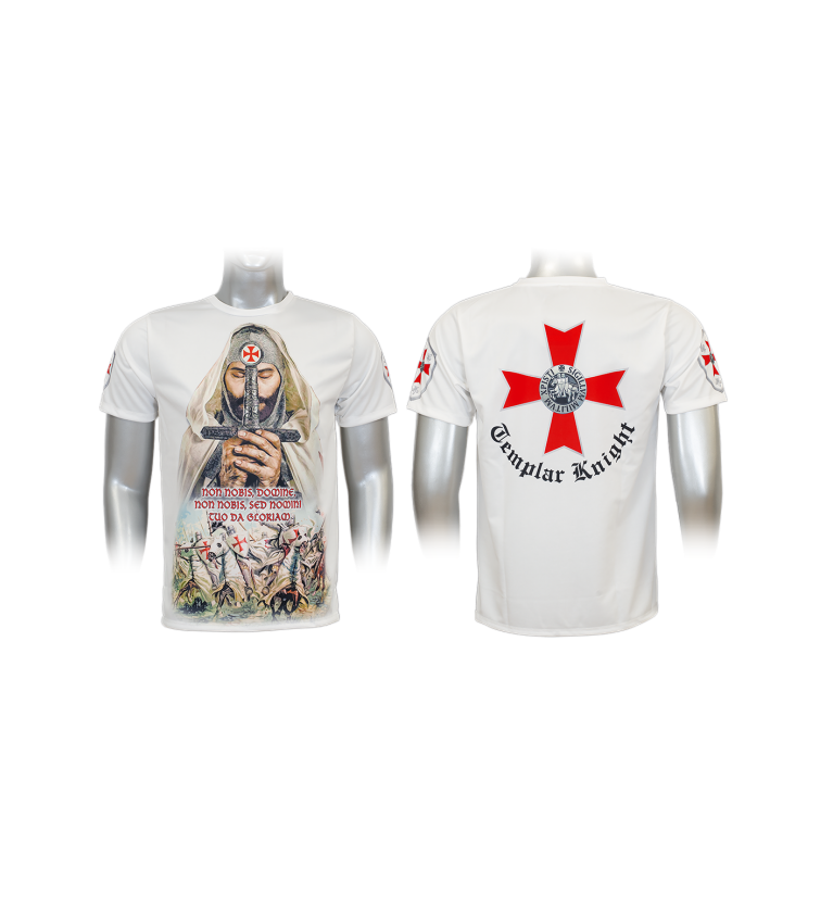 Camiseta Sublim Barbaric Templarios BL