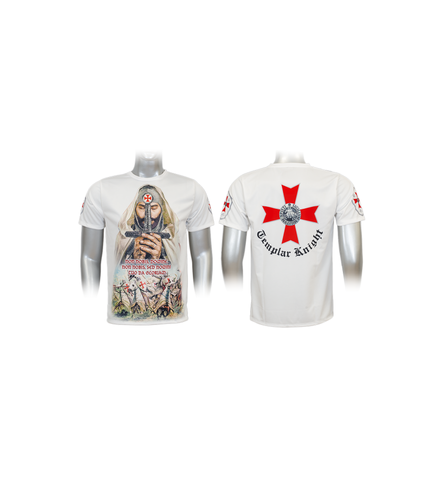Camiseta Sublim Barbaric Templarios BL