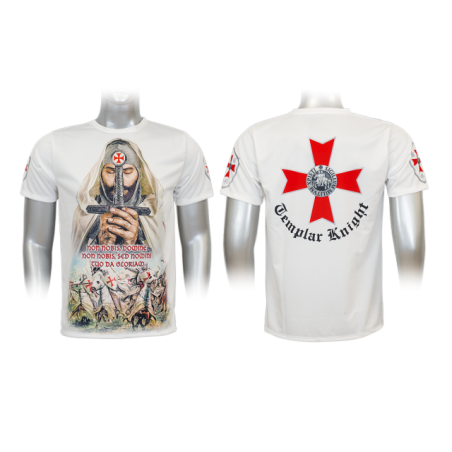 Camiseta Sublim Barbaric Templarios BL