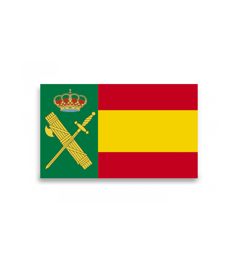 Pegatina Gota Cera España Guardia Civil