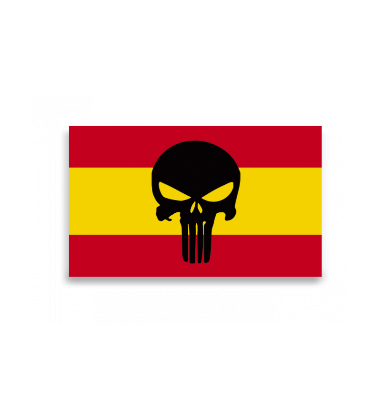 Pegatina Gota Cera España Calavera Grand
