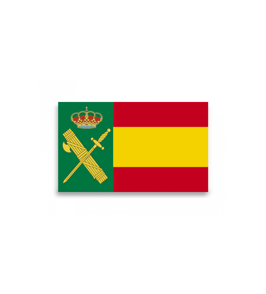 Pegatina Gota Cera G.Civil España Grande