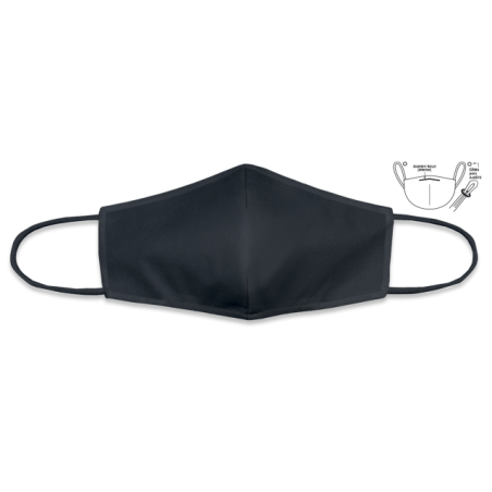 Mascarilla Negra Lisa G