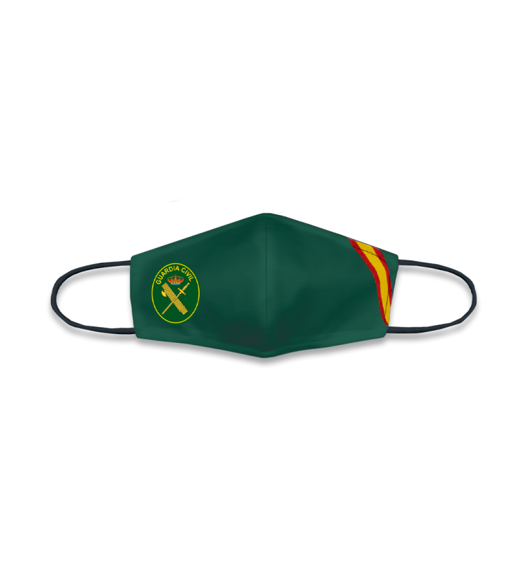 Mascarilla VERDE BANDERA. GUARDIA CIVIL