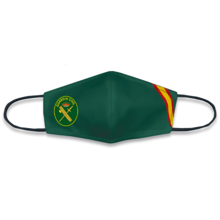 Mascarilla VERDE BANDERA. GUARDIA CIVIL