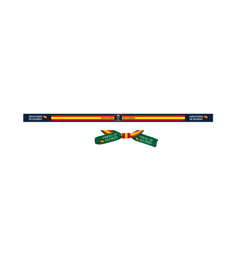 Pulsera Tela- INFANTERÍA  MARINA - 6 pzs