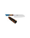 Cuchillo SANTOKU TOKISU hoja damasco, 19